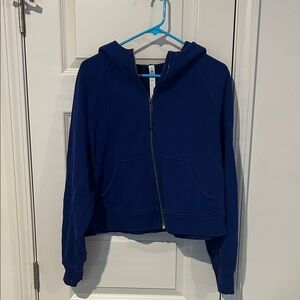 LULULEMON- FULL ZIP SCUBA Blue Hoodie